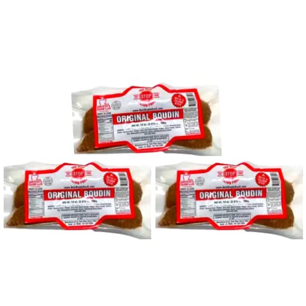 Best Stop Original Boudin — 3 Packs (2 links each) 14 oz