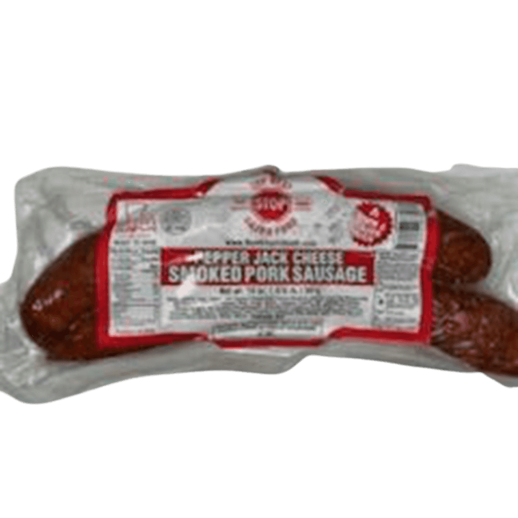 Best Stop Pepper Jack Smoked Pork Sausage, 14 oz (2 Links)