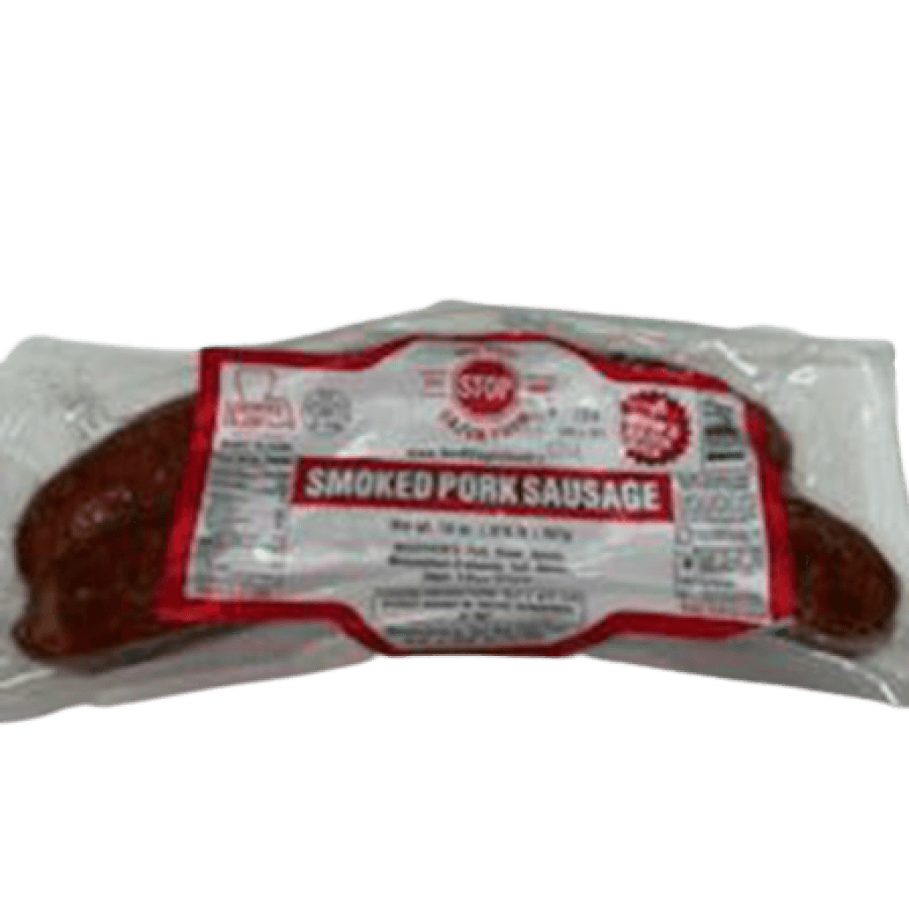Best Stop Smoked Pork Sausage, 14 oz (2-link)