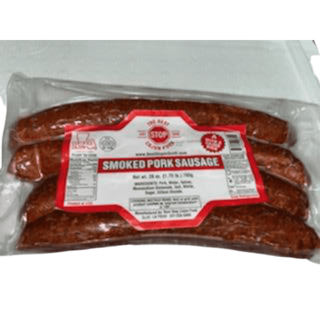 Best Stop Smoked Pork Sausage, 28 oz (4-link)