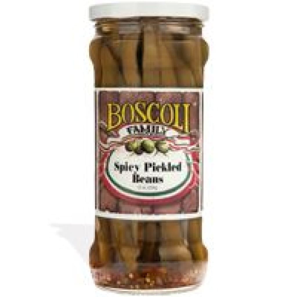 Boscoli Spicy Pickled Green Beans 12 oz