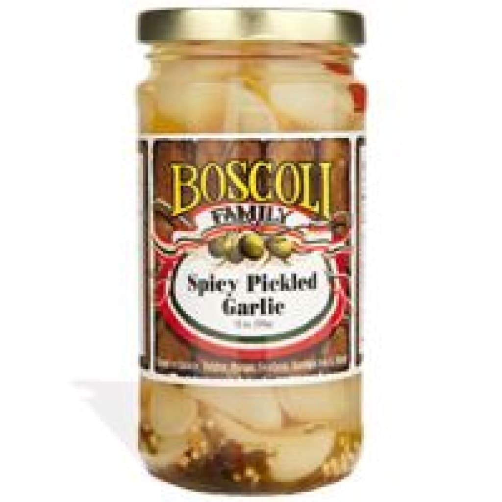 Boscoli Spicy Pickled Garlic — 12 oz