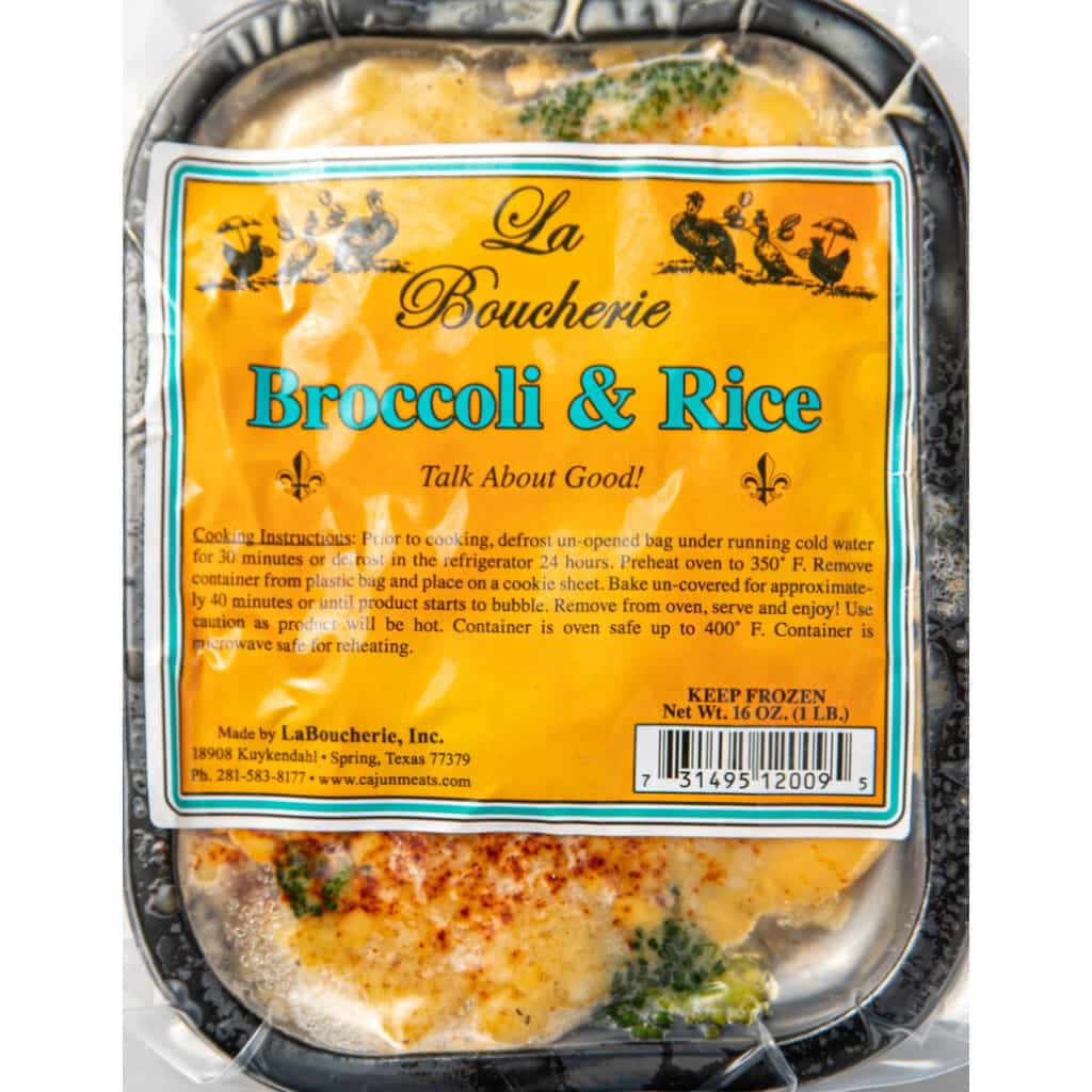 La Boucherie Broccoli & Rice 1 lb - Oven-Ready Side