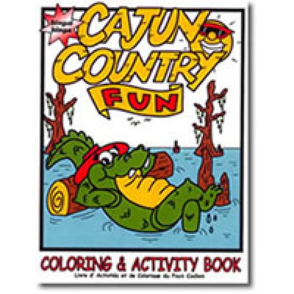Cajun Country Coloring & Activity Book (Bilingual)