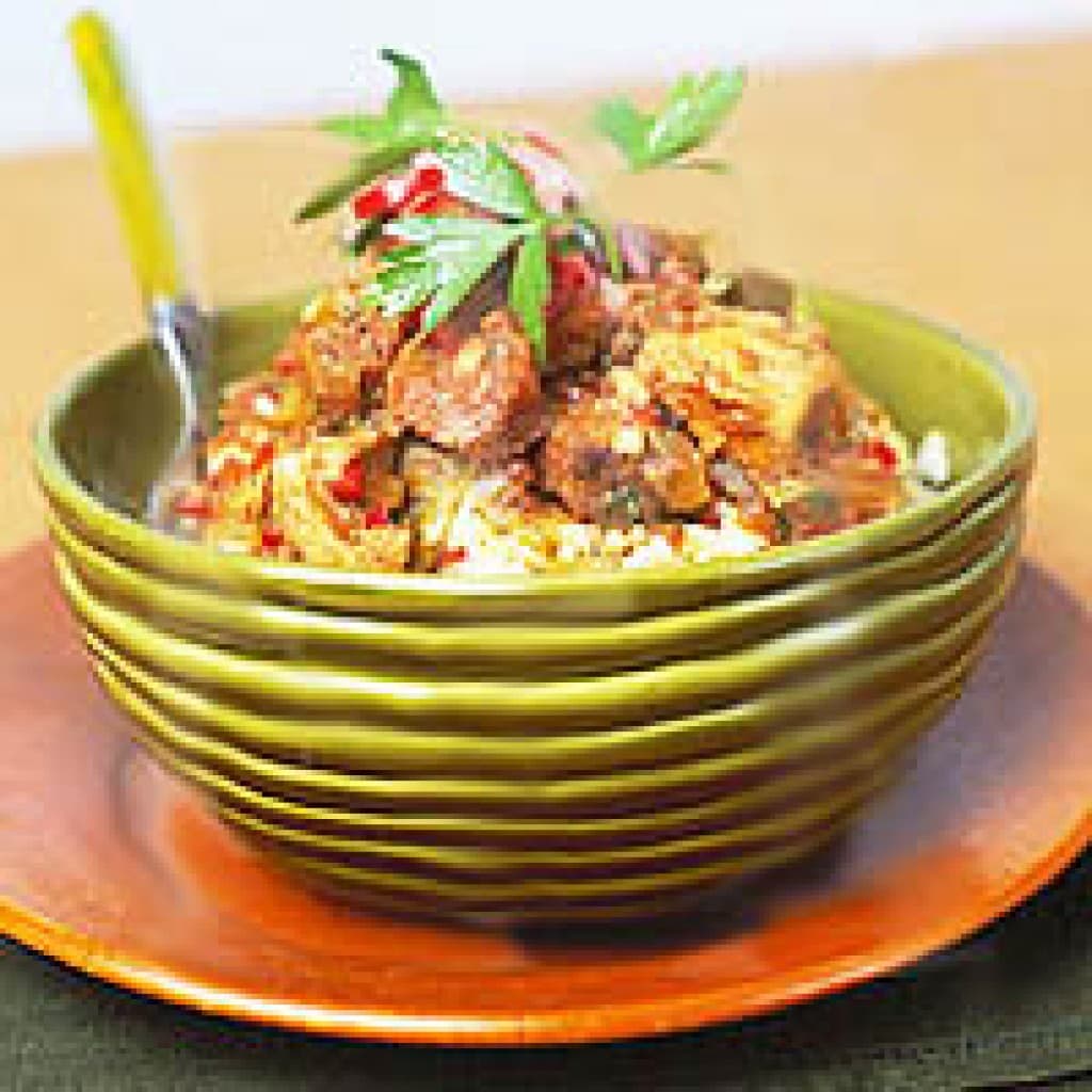 Chef John Folse Chicken & Sausage Jambalaya, 28 oz (Frozen, Ready-to-Serve)