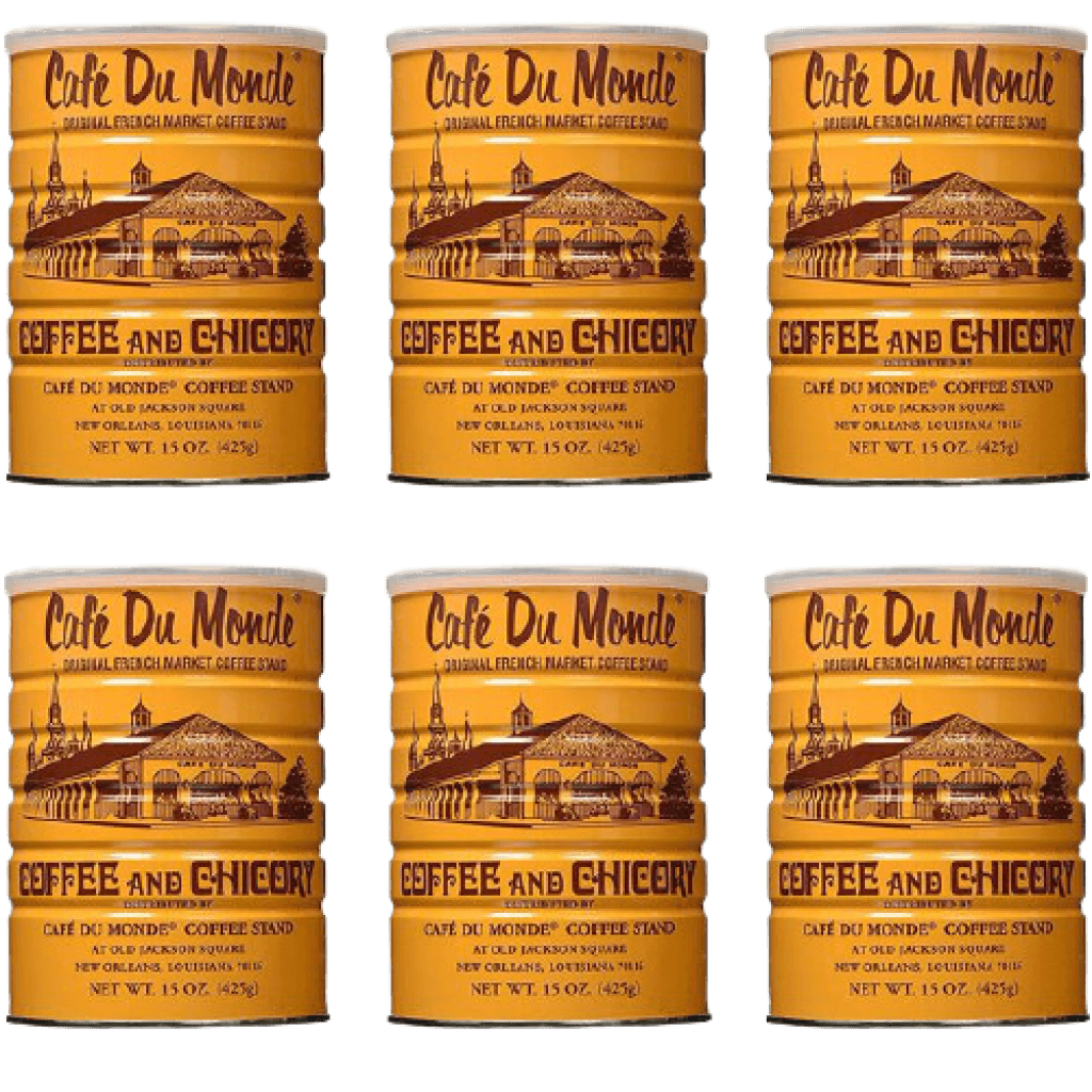 Cafe Du Monde Coffee with Chicory, 15 oz (6-Pack)