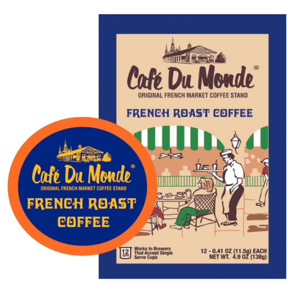 Café Du Monde French Roast Single-Serve Cups, 12 ct