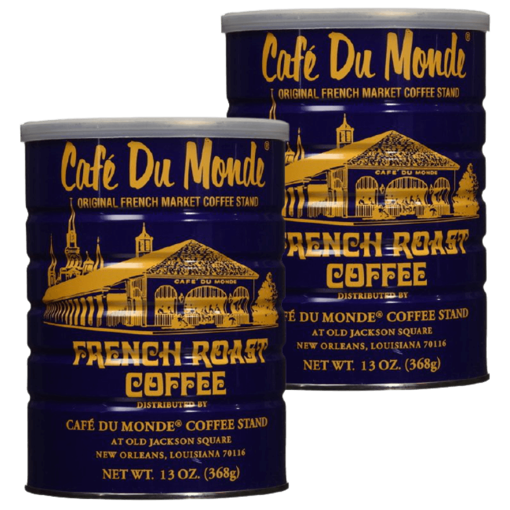 Cafe Du Monde French Roast Coffee — 13 oz Cans (2)