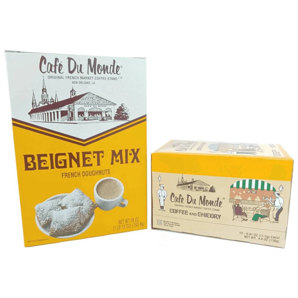 Café Du Monde Beignet Mix & Single-Serve Coffee Box