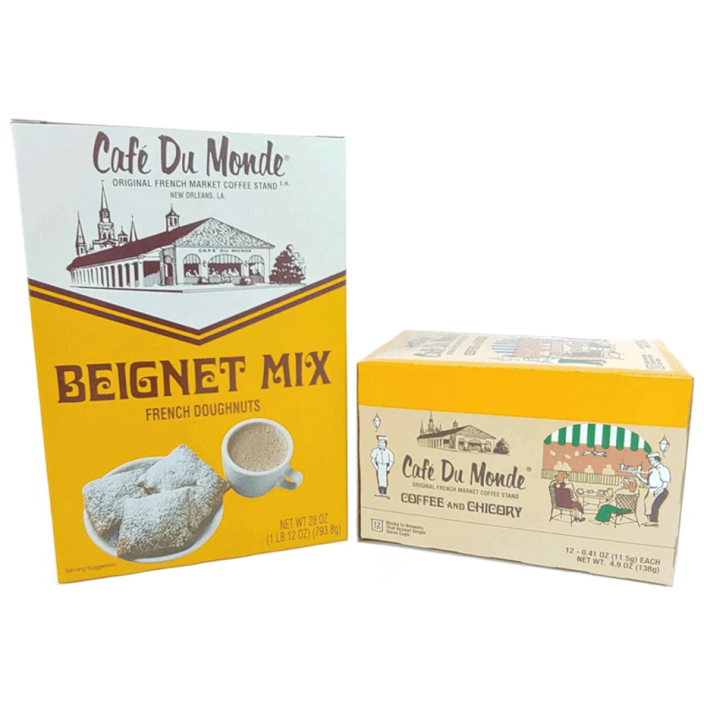 Café Du Monde Beignet Mix & Single-Serve Coffee Box