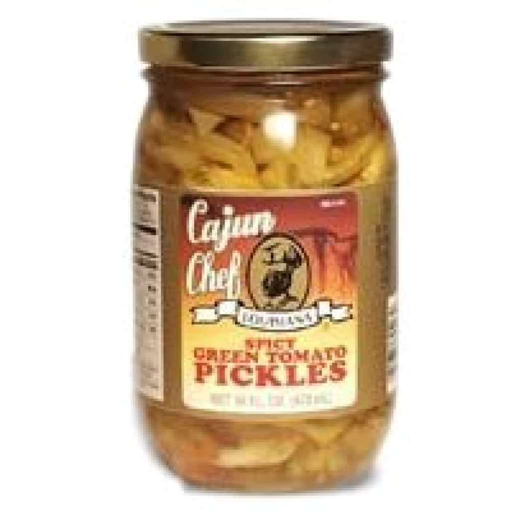 Cajun Chef Pickled Green Tomatoes, 16 fl oz