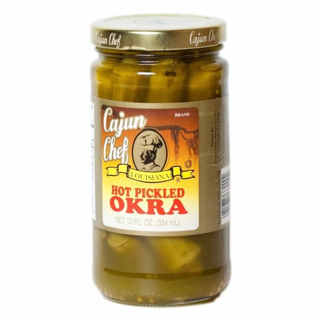 Cajun Chef Hot Pickled Okra, 12 fl oz