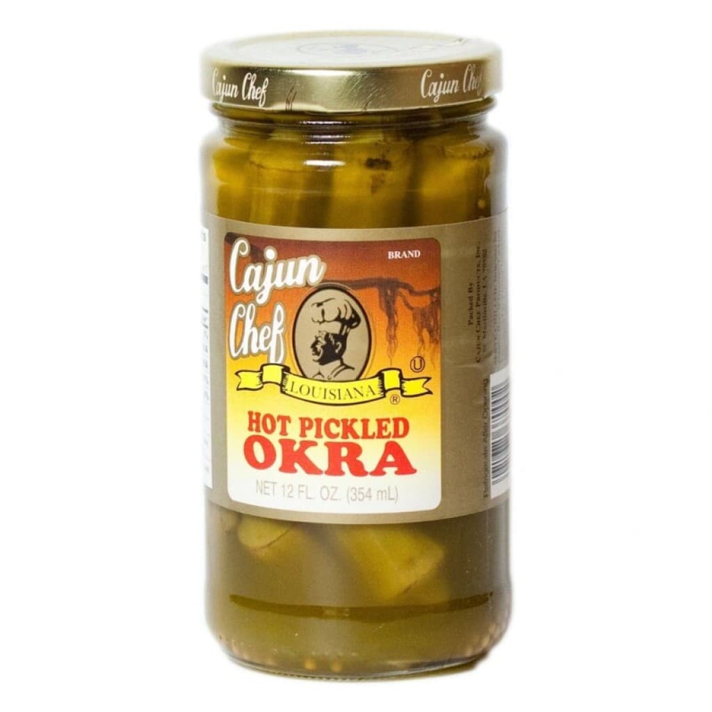 Cajun Chef Hot Pickled Okra, 12 fl oz