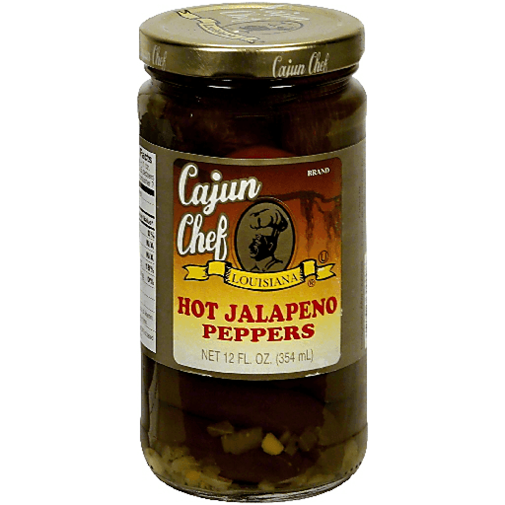 Cajun Chef Whole Hot Jalapeno Peppers, 12 fl oz