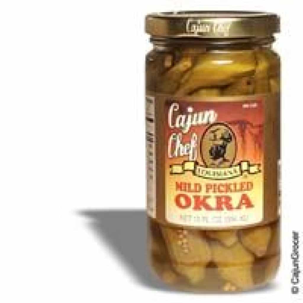 Cajun Chef Mild Pickled Okra, 12 fl oz