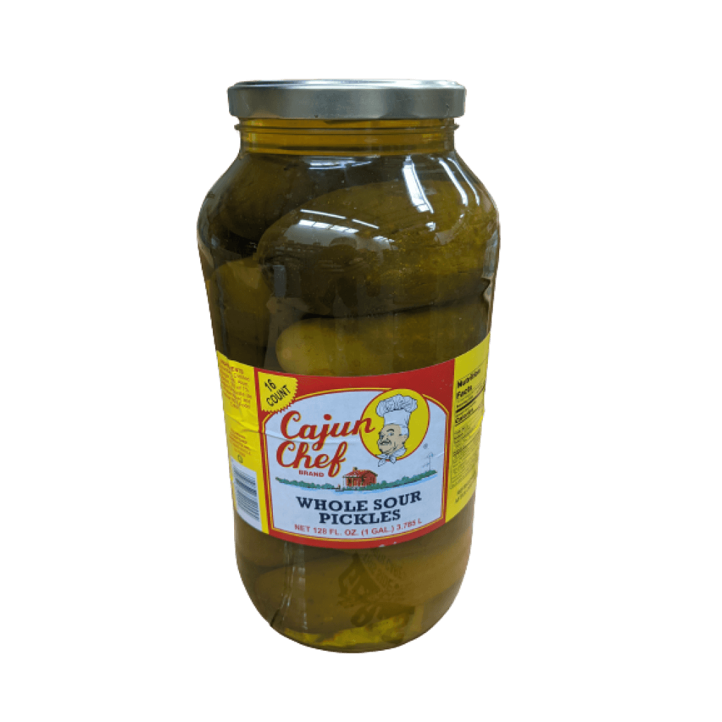 Cajun Chef Whole Sour Dill Pickles — 1 Gallon
