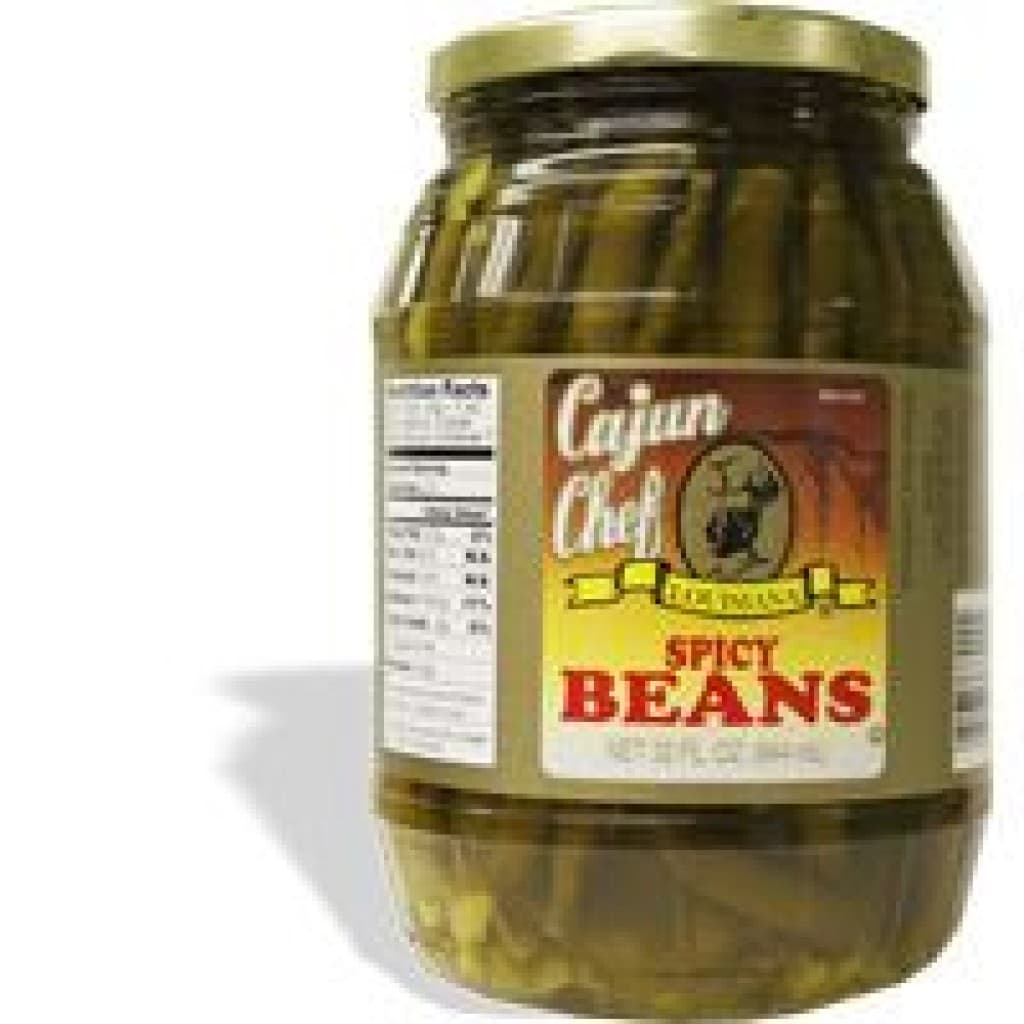 Cajun Chef Spicy Pickled Green Beans, 32 oz