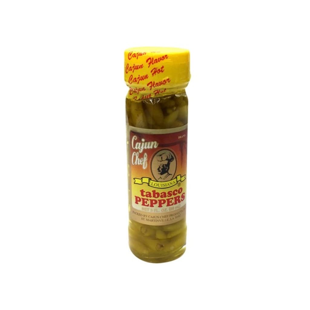 Cajun Chef Green Tabasco Peppers 3 fl oz