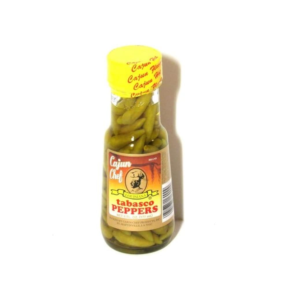 Cajun Chef Green Tabasco Peppers 6 fl oz