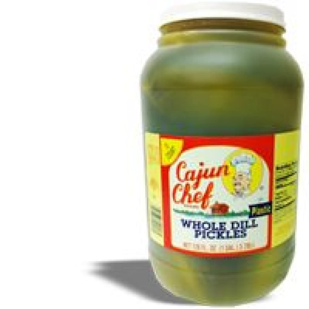Cajun Chef Whole Dill Pickles — 1 Gallon