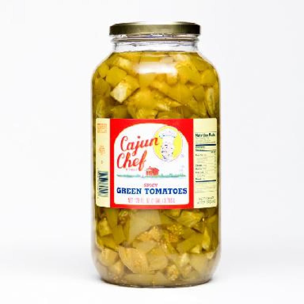 Cajun Chef Gallon Jar Pickled Green Tomatoes