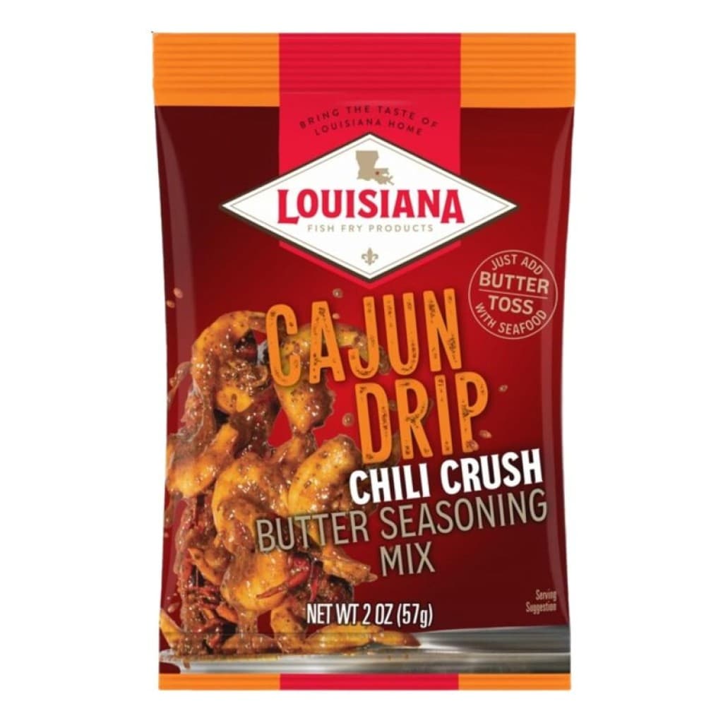Louisiana Fish Fry Cajun Drip Chili Crush Mix - 3.2 oz