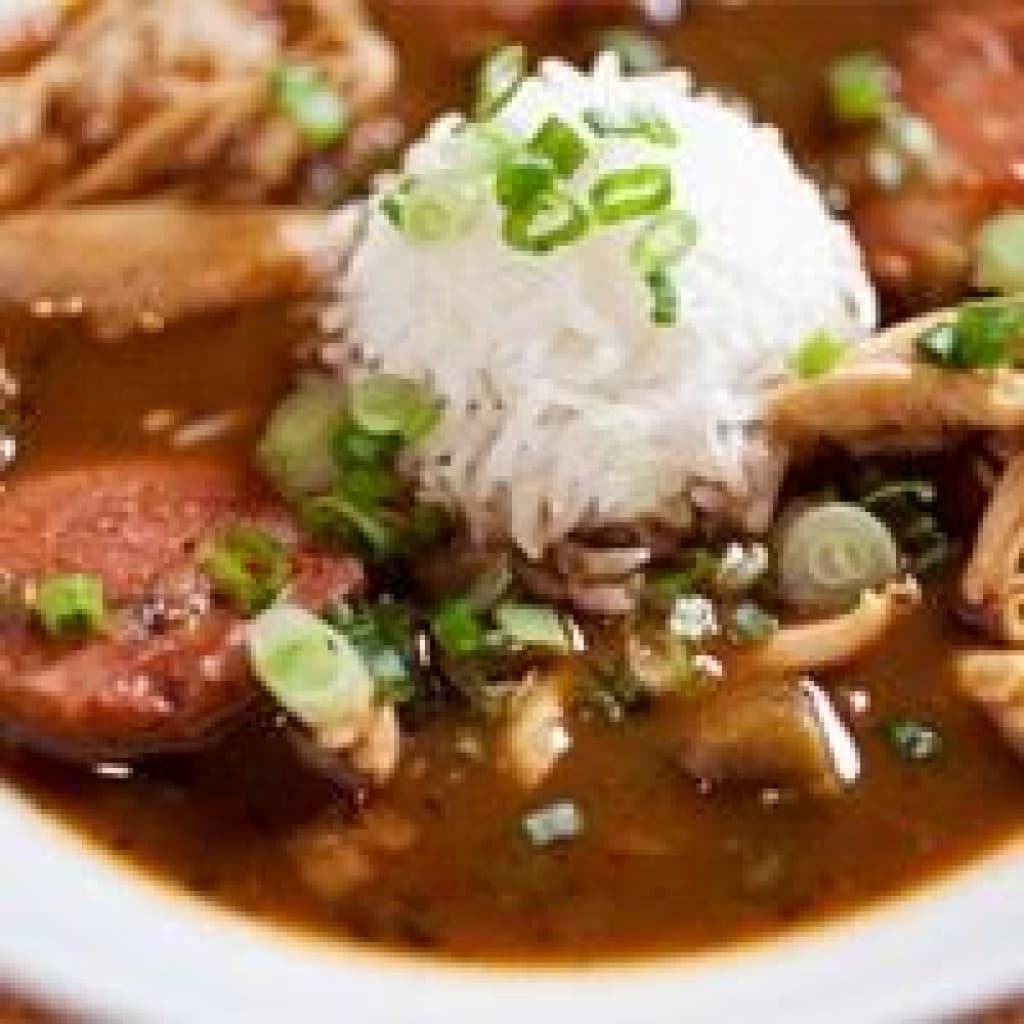 Cajun.com Premium Chicken & Andouille Gumbo — 5 lb