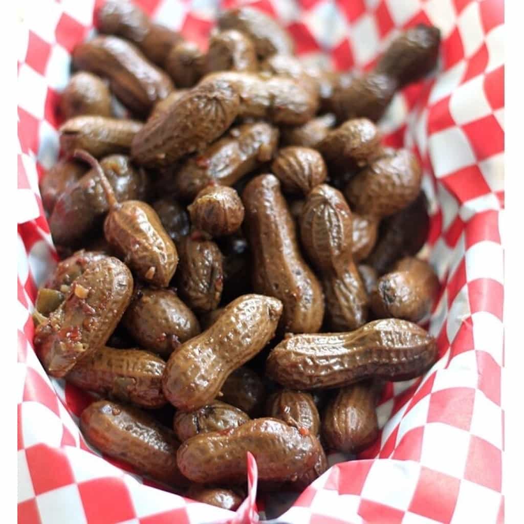 Spicy Cajun Boiled Peanuts — 1 lb (Flash Frozen)