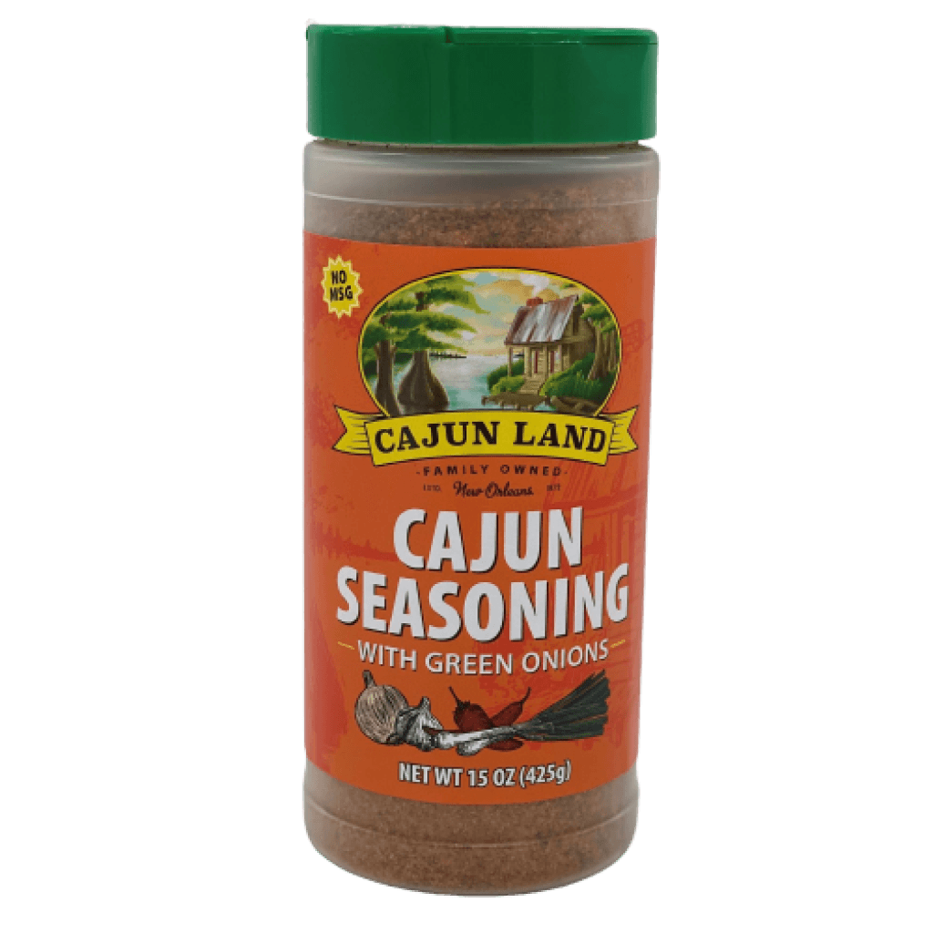 Cajun Seasoning with Green Onions — 15 oz