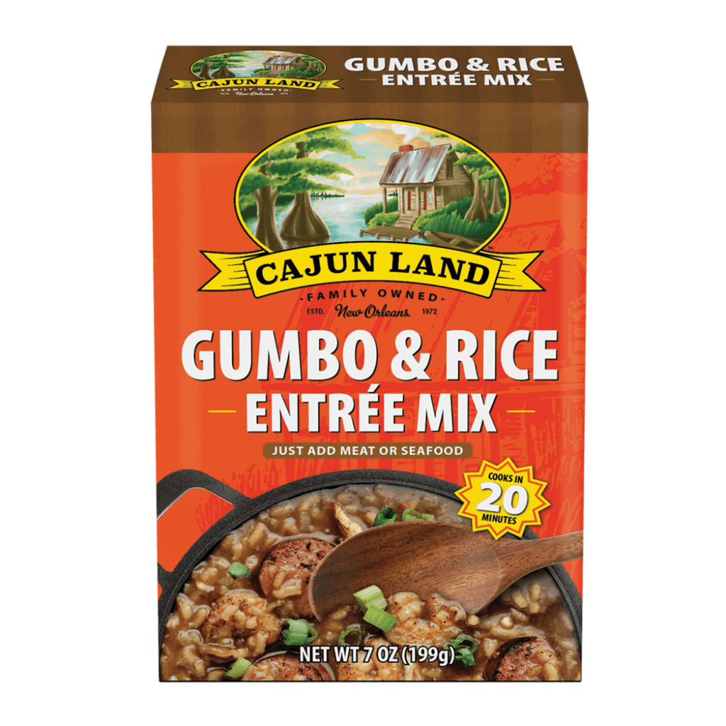 Cajun Land Gumbo & Rice Mix — 7 oz box