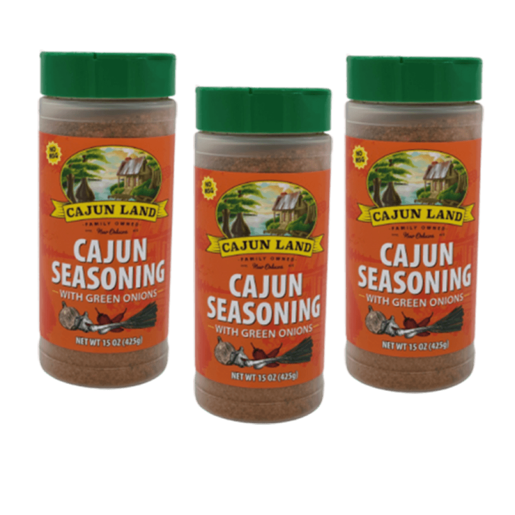 Cajun Land Seasoning with Green Onions 15 oz — 3 Pack