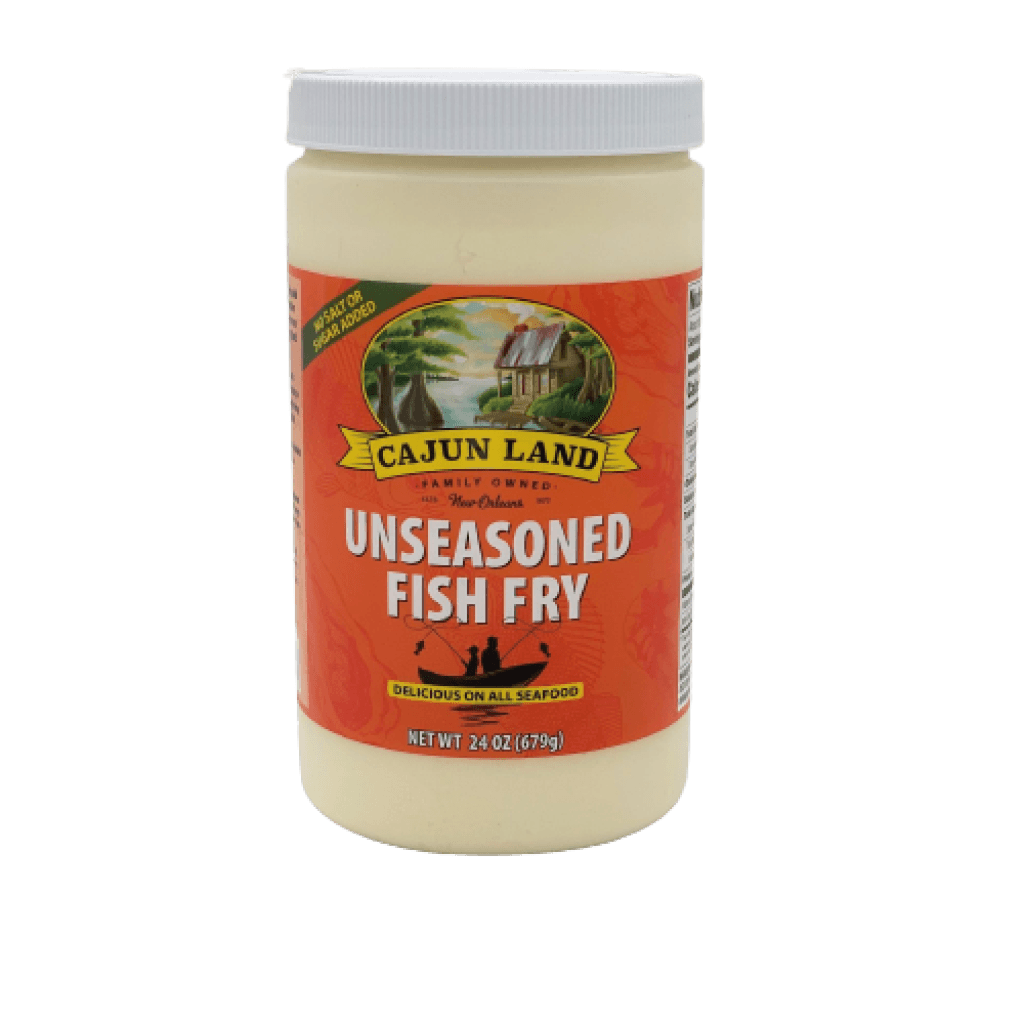 Cajun Land Unseasoned Fish Fry — 24 oz jar