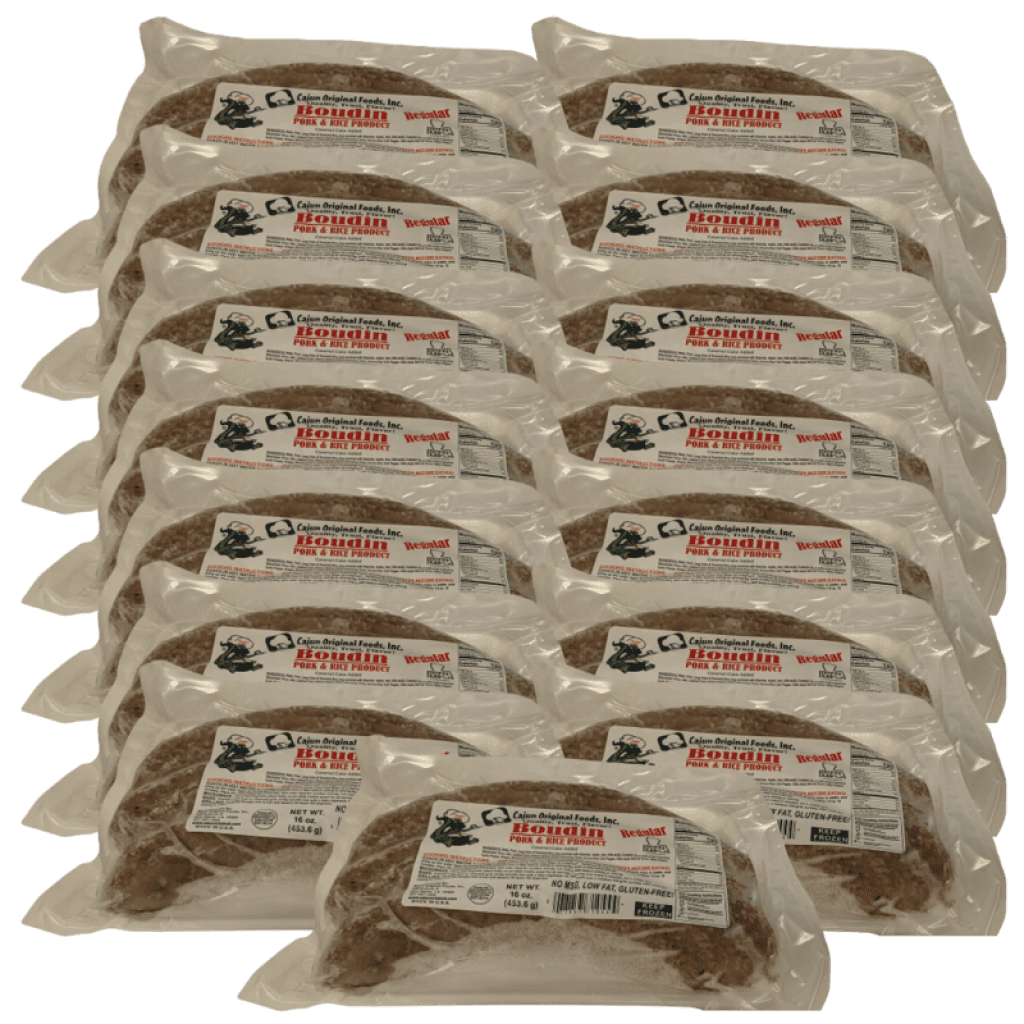 Cajun Original Pork Boudin Links — 1 lb (Pack of 15)