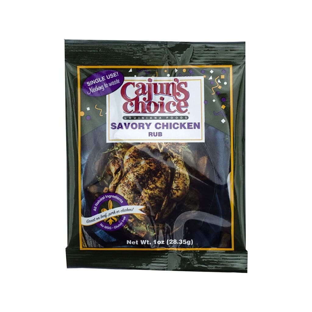 Cajun's Choice Savory Chicken Rub — 1 oz Packet