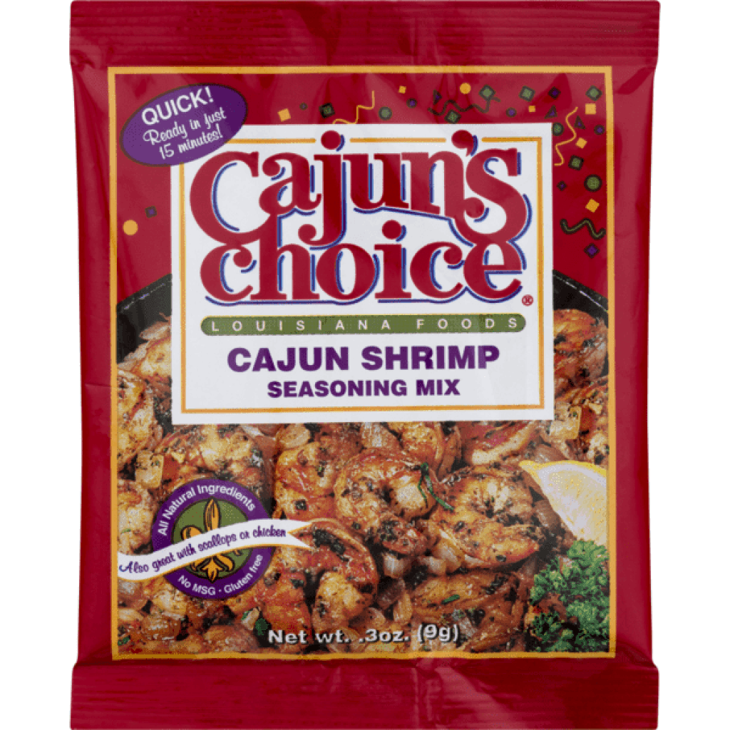 Cajun's Choice Shrimp Seasoning Mix — 3 oz