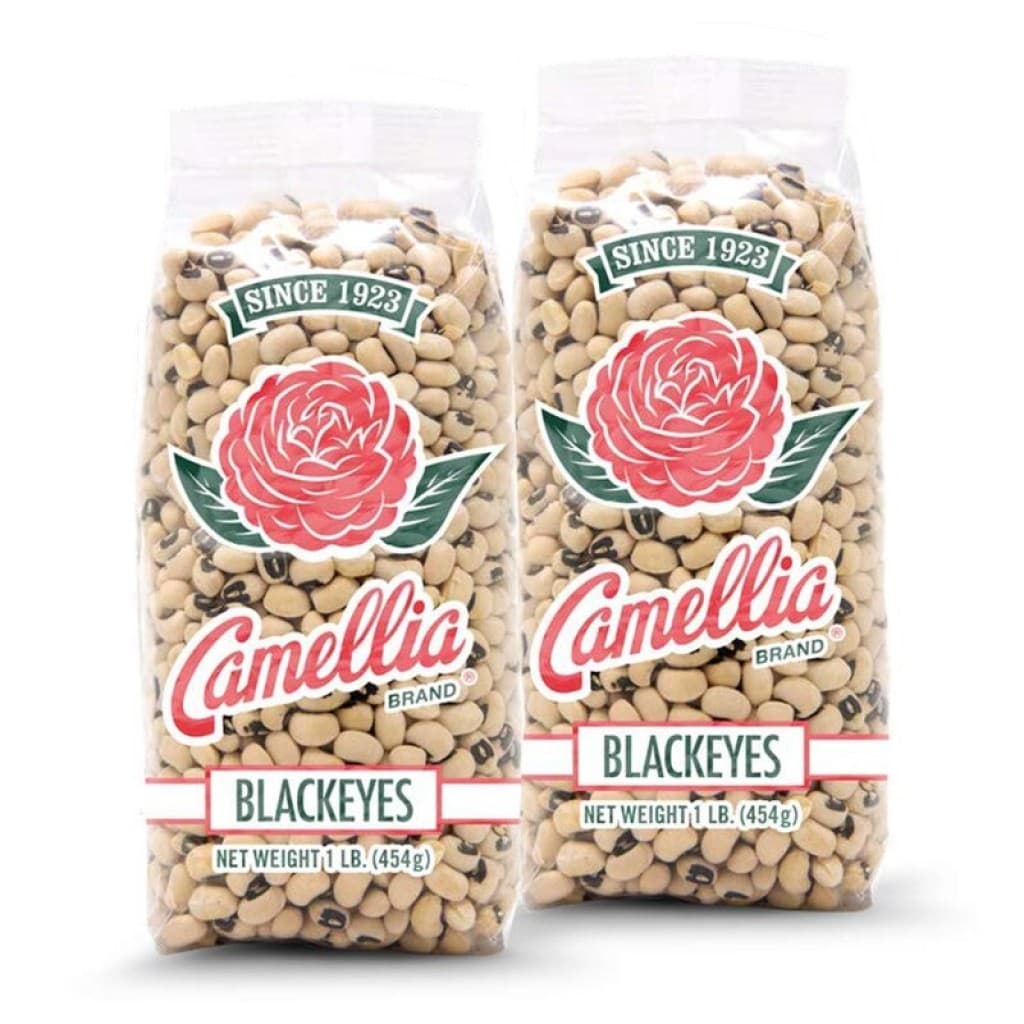 Camellia Dry Black-Eyed Peas 1 lb (2-Pack)