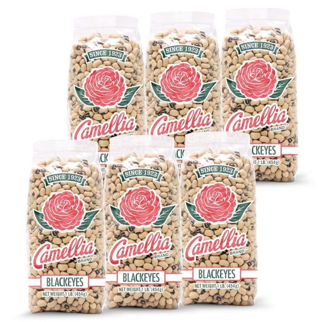Camellia Black-Eyed Peas 1 lb — 6-Pack