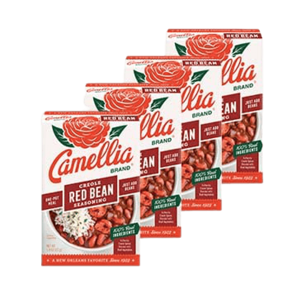 Camellia Creole Red Bean Seasoning Mix — 4-Pack