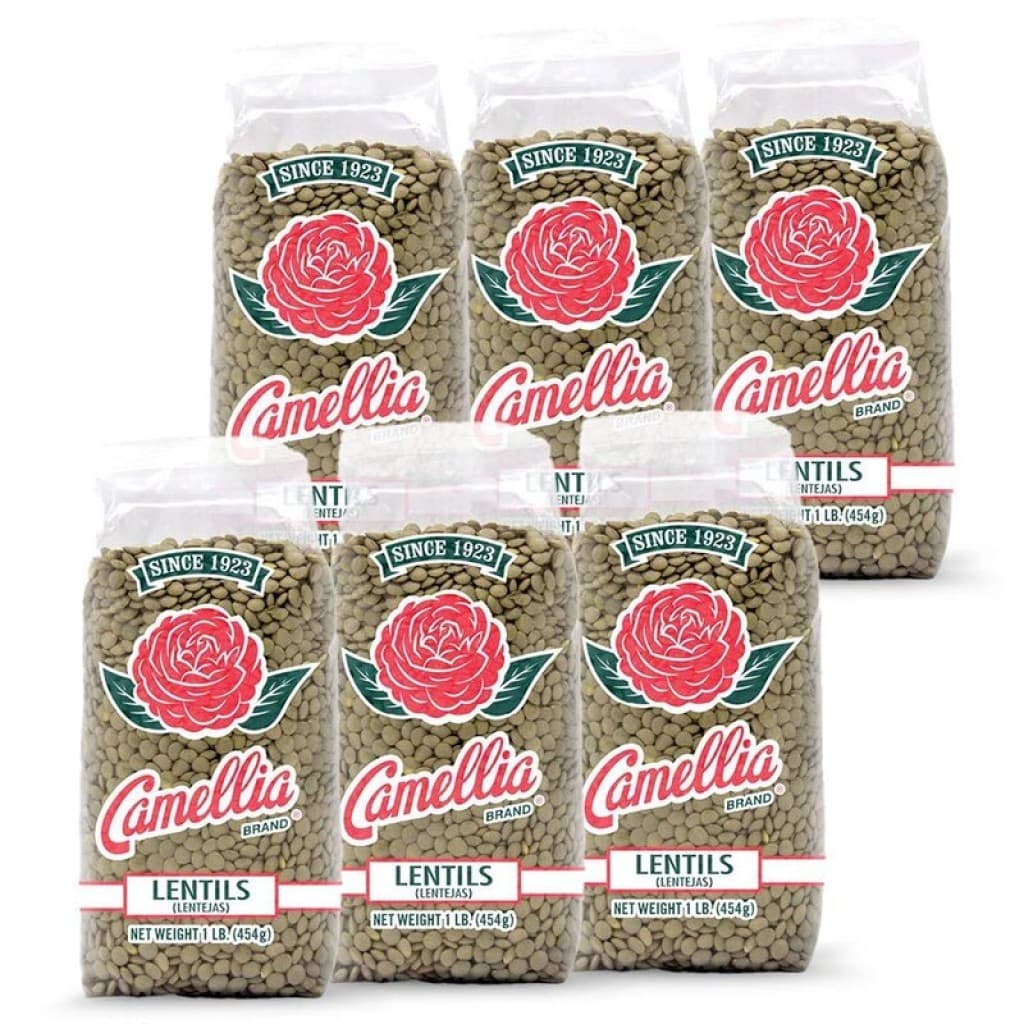 Camellia Dry Lentils 1 lb (6-Pack)
