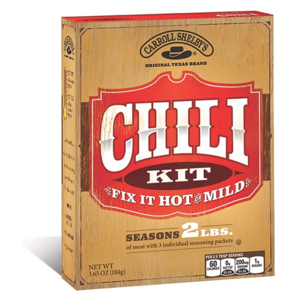 Carroll Shelby Original Texas Chili Mix (3.65 oz)