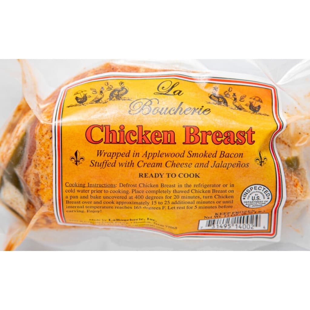 La Boucherie Bacon-Wrapped Chicken Breast with Jalapeño & Cream Cheese (12 oz)