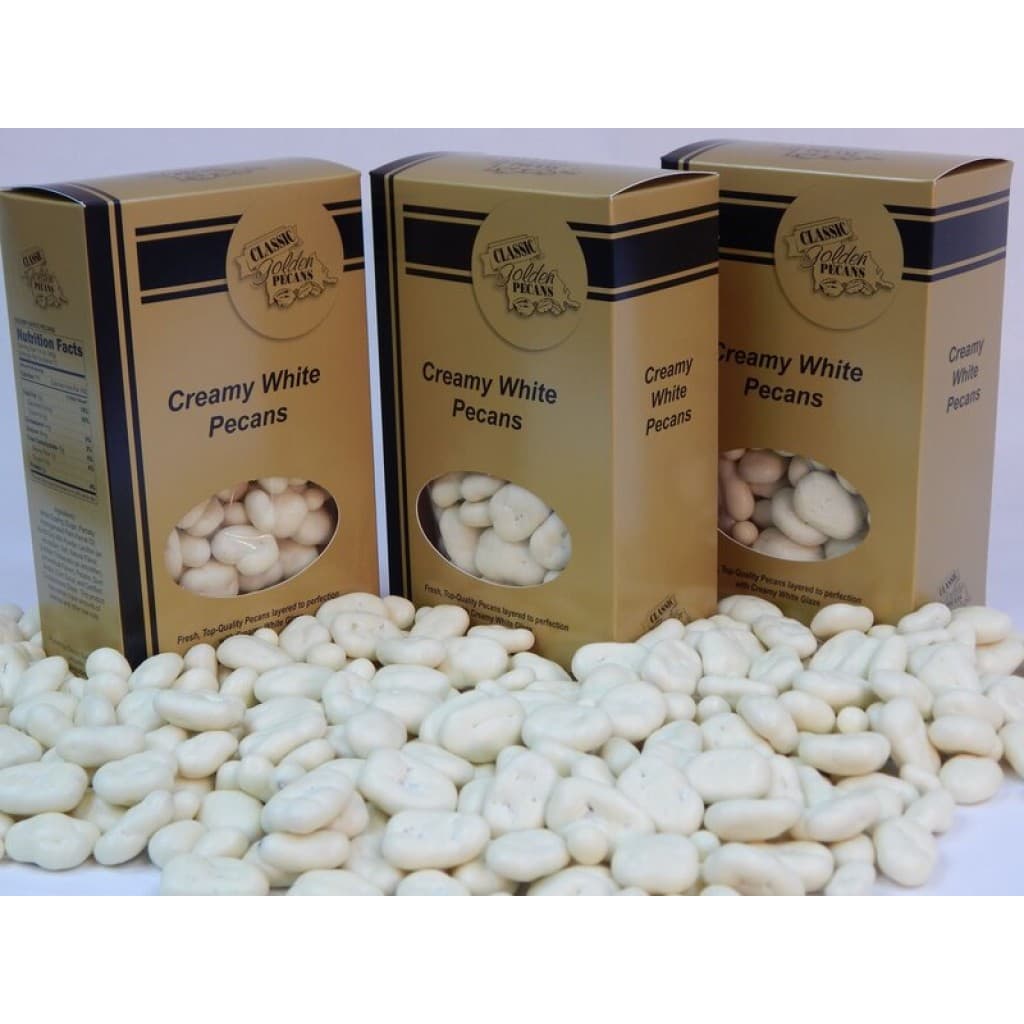 Classic Golden Pecans — Creamy White (1 lb Gift Bag)