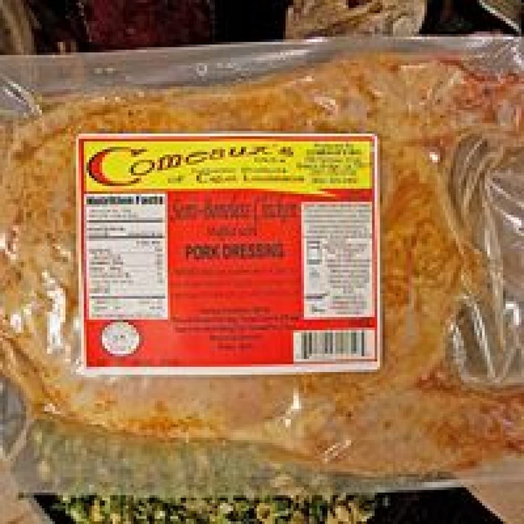 Comeaux's Partially Deboned Stuffed Chicken w/ Pork Dressing, 4 lb