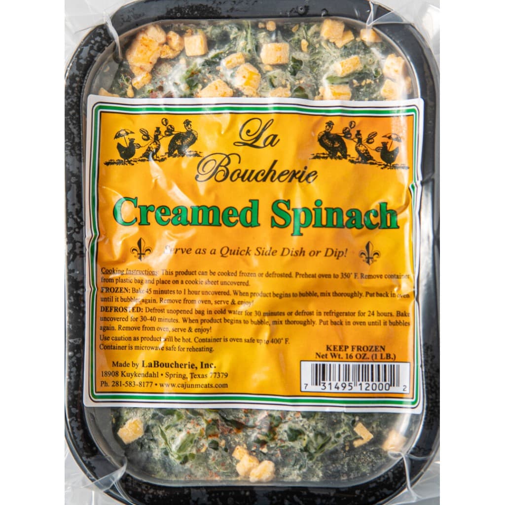 La Boucherie 1 lb Creamed Spinach