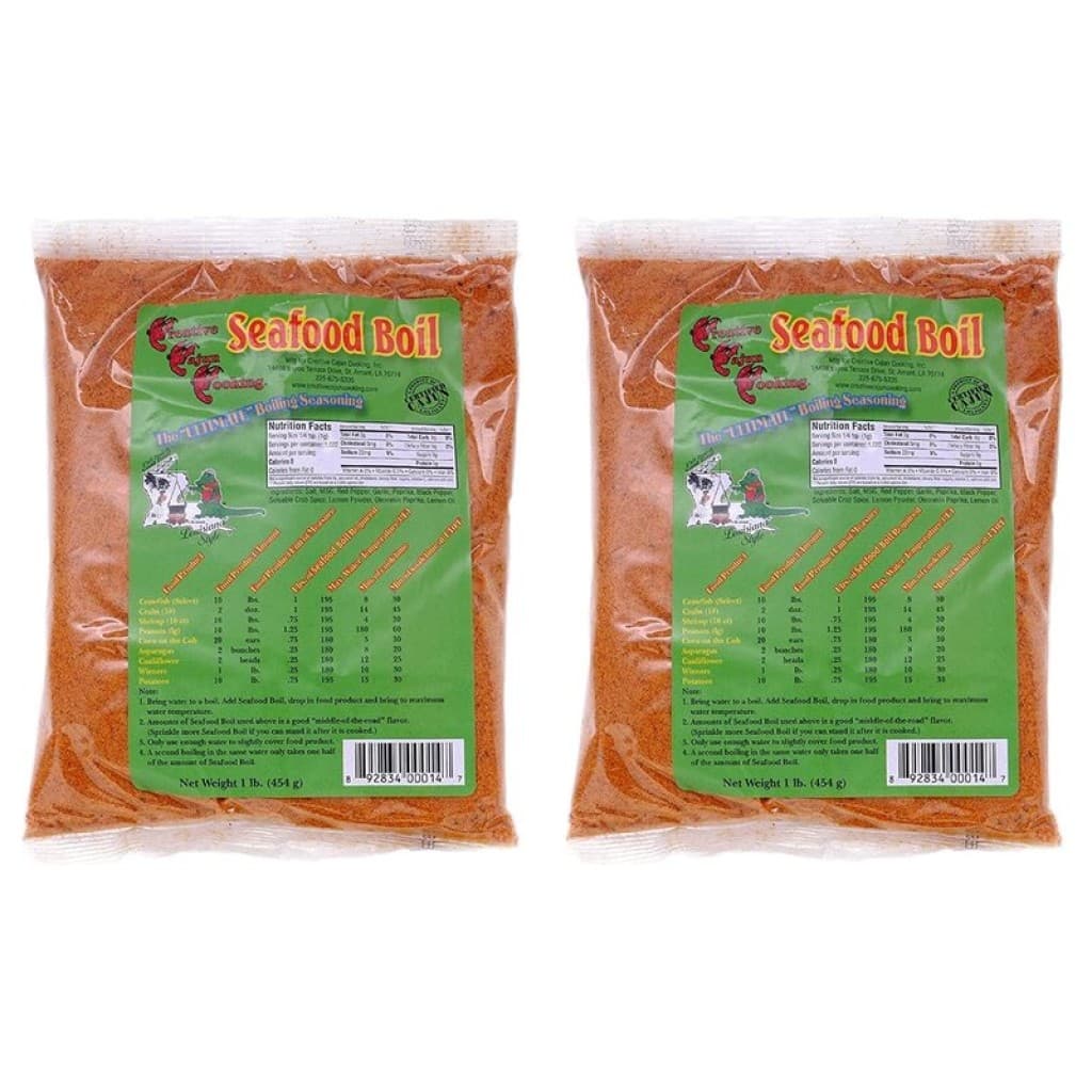 Creative Cajun Cooking Seafood Boil Seasoning Pack of 2