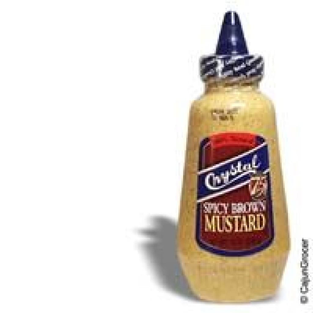 Crystal Spicy Brown Mustard — 12 oz