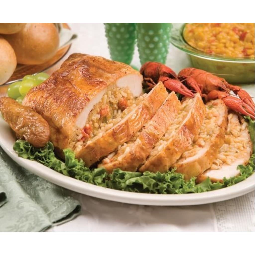 Deboned Chicken Stuffed with Dirty Rice — 3 lb