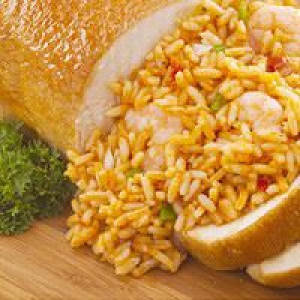 Deboned Chicken Stuffed with Shrimp & Sausage Jambalaya (3 lb)