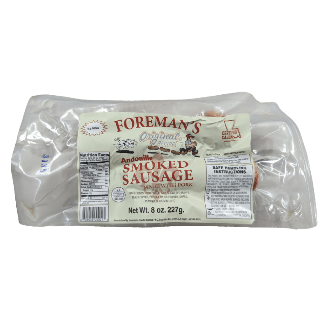 Foreman's Andouille Sausage — 16 oz