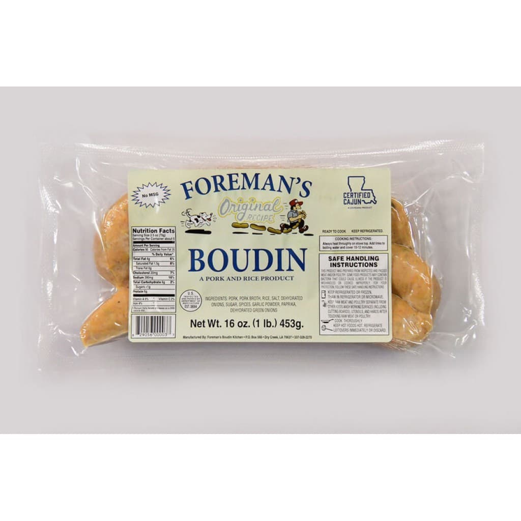 Foreman's Boudin Link — 16 oz